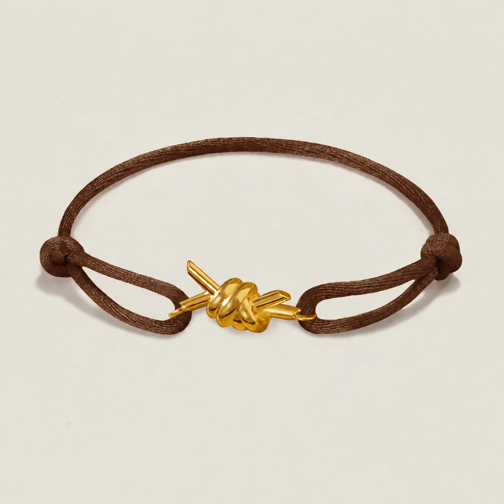 The Knot — OWYD hand-knotted silk cord bracelet