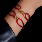 The Knot bracelet worn on the wrist