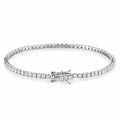The Tennis Silver — OWYD 925 sterling silver tennis bracelet with moissanite